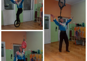 Pokaz akrobacji.