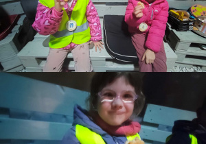 Dziewczynki pozują do zdjęcia.