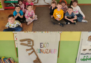 Zdjęcie na tle wykonanej pracy