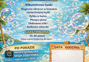 plakat pokazu baniek