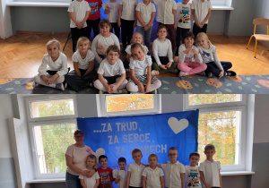 Wspolne zdjęcie grupowe z nauczycielem